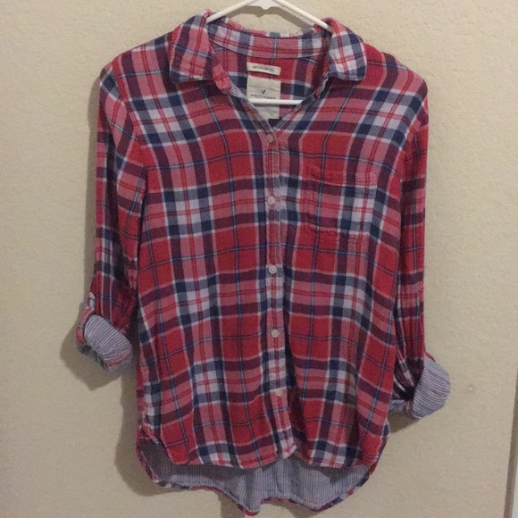 American Eagle Outfitters long sleeve flannel - Picture 2 of 5